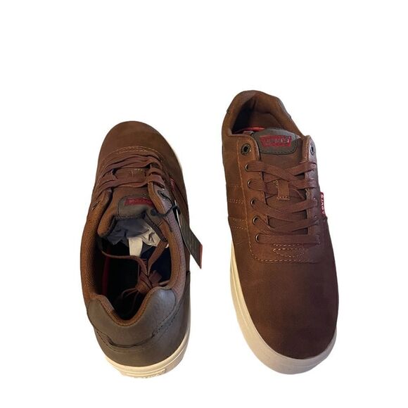 NEW IN BOX Levi’s Miles Lace Up Sneaker Shoes SIZE9.5 - Picture 4 of 8